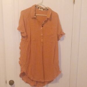 women med UMGEE pink shirt dress